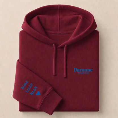 Sweat à capuche personnalisé maman - La Daronne depuis – vue 17