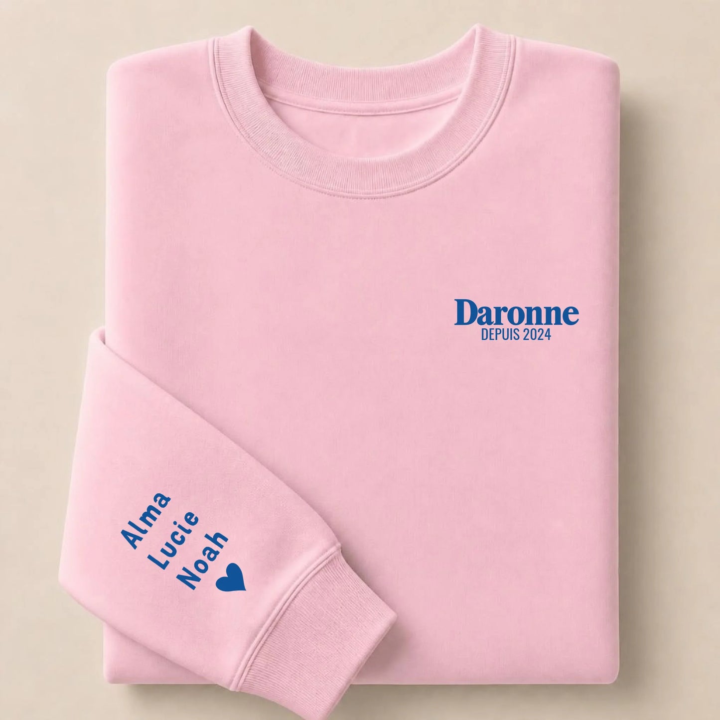 Sweat à capuche personnalisé maman - La Daronne depuis – vue 26