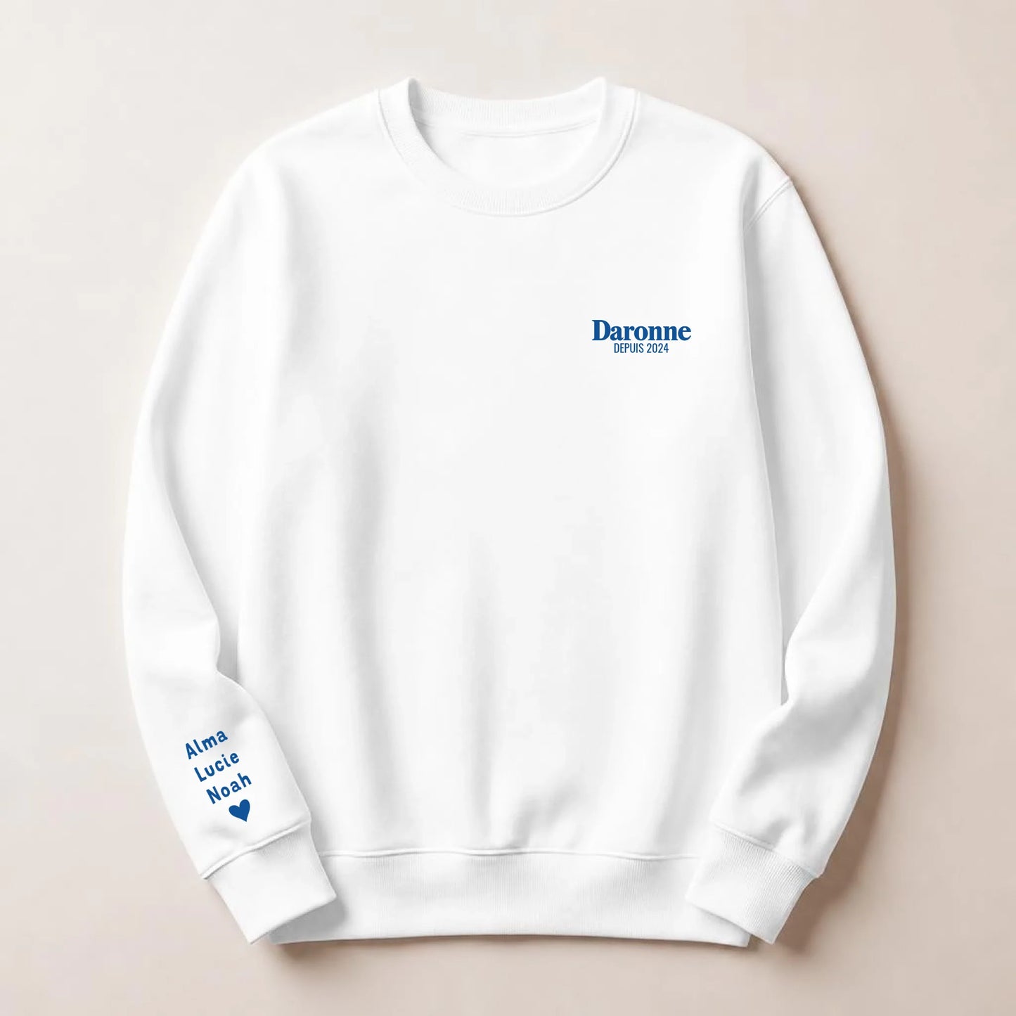 Sweat à capuche personnalisé maman - La Daronne depuis – vue 34