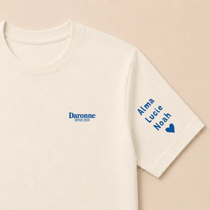 Sweat à capuche personnalisé maman - La Daronne depuis – vue 49