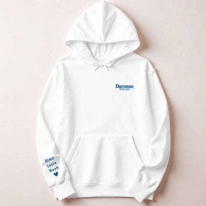 Sweat à capuche personnalisé maman - La Daronne depuis – vue 8