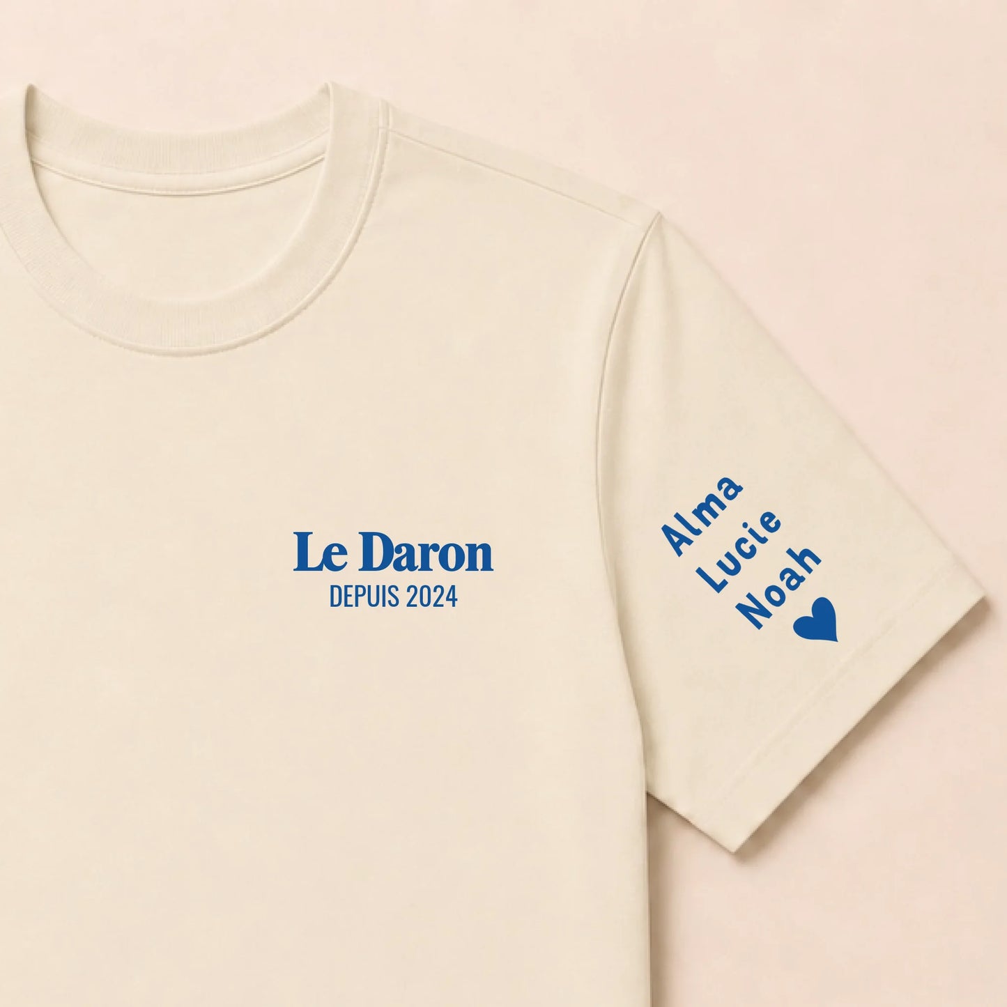 Sweat à capuche personnalisé papa - Le Daron depuis – vue 44