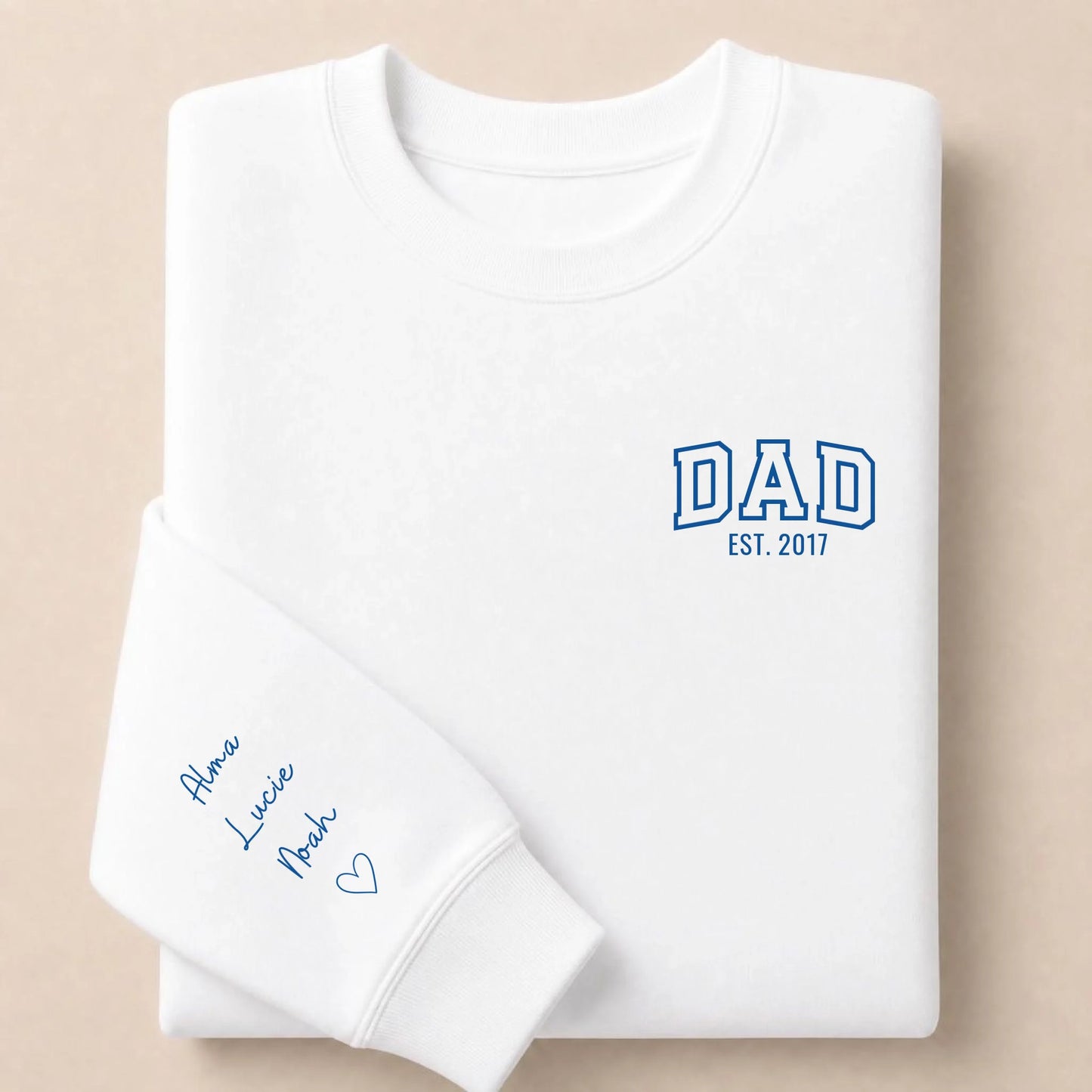 Sweat à capuche personnalisé papa brodé - DAD – vue 20