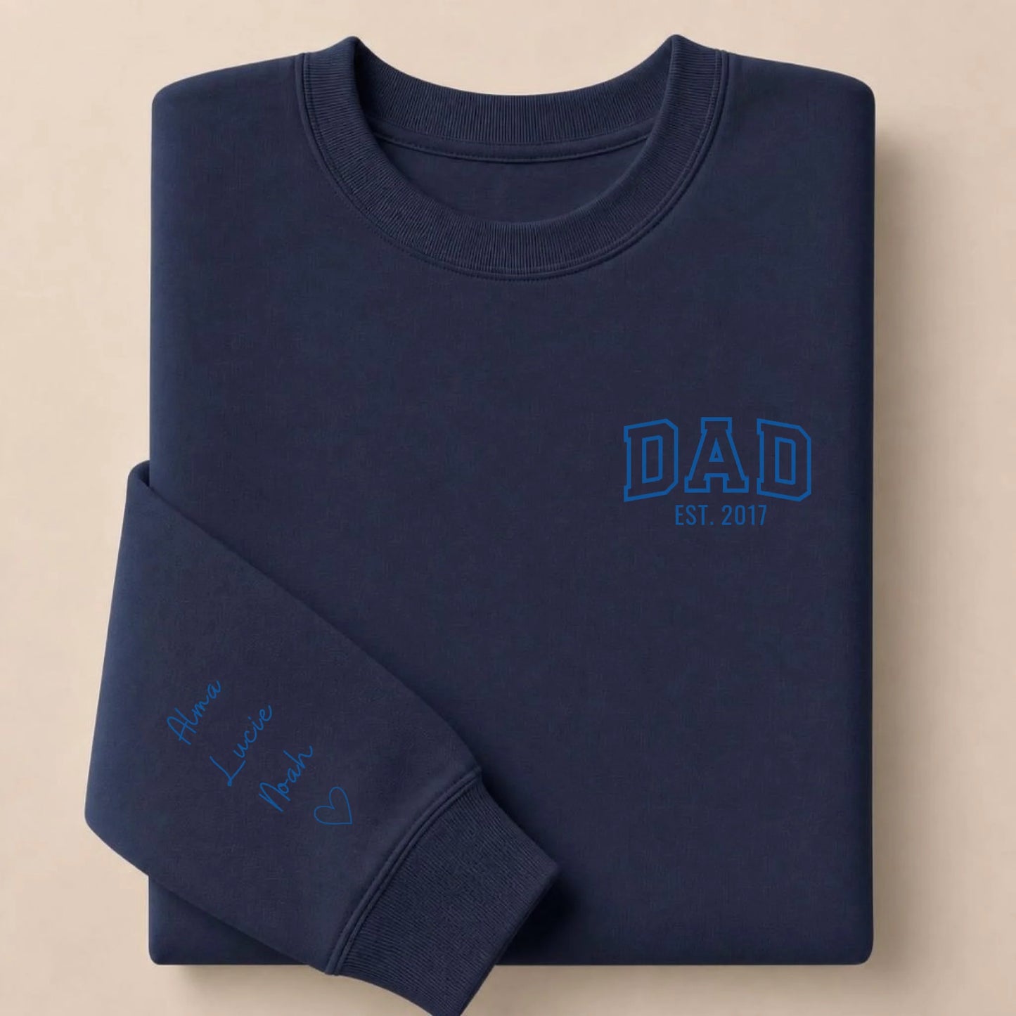 Sweat à capuche personnalisé papa brodé - DAD – vue 29