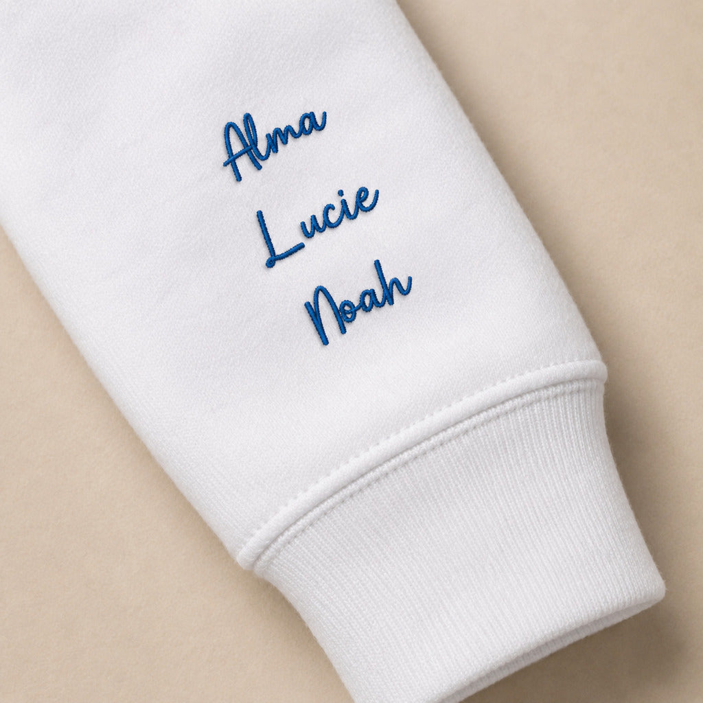 Sweat à capuche personnalisé papa brodé - DAD – vue 5