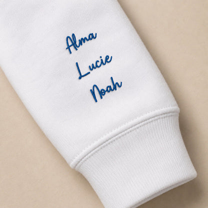 Sweat à capuche personnalisé papa brodé - DAD – vue 5
