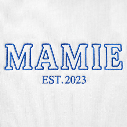 Sweat à capuche personnalisé mamie - Future mamie – vue 5