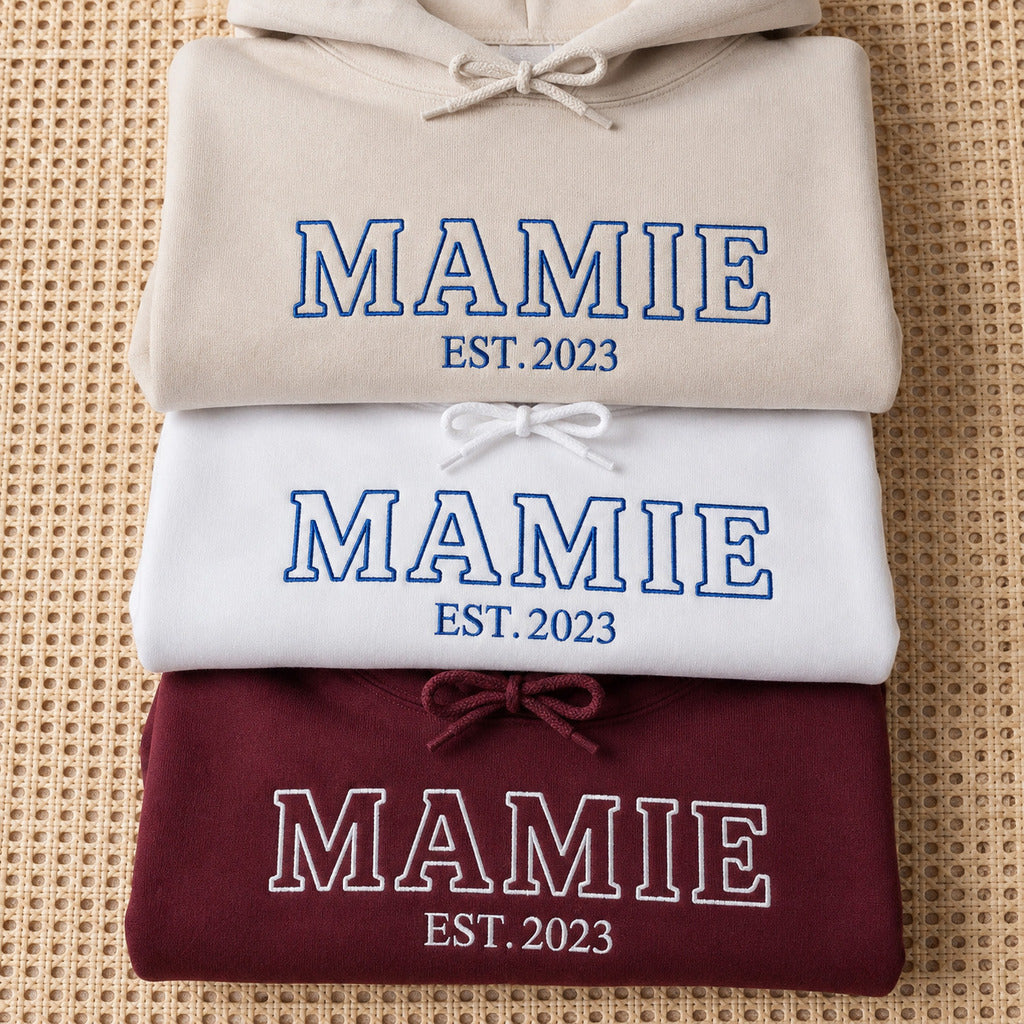 Sweat à capuche personnalisé mamie - Future mamie – vue 7