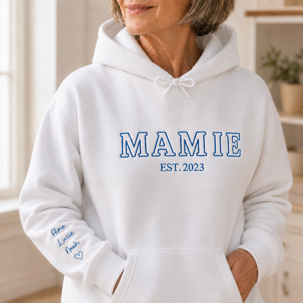 Sweat à capuche personnalisé mamie - Future mamie