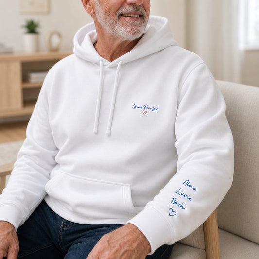 Sweat à capuche personnalisé papy - Grand Père-fect – vue 2