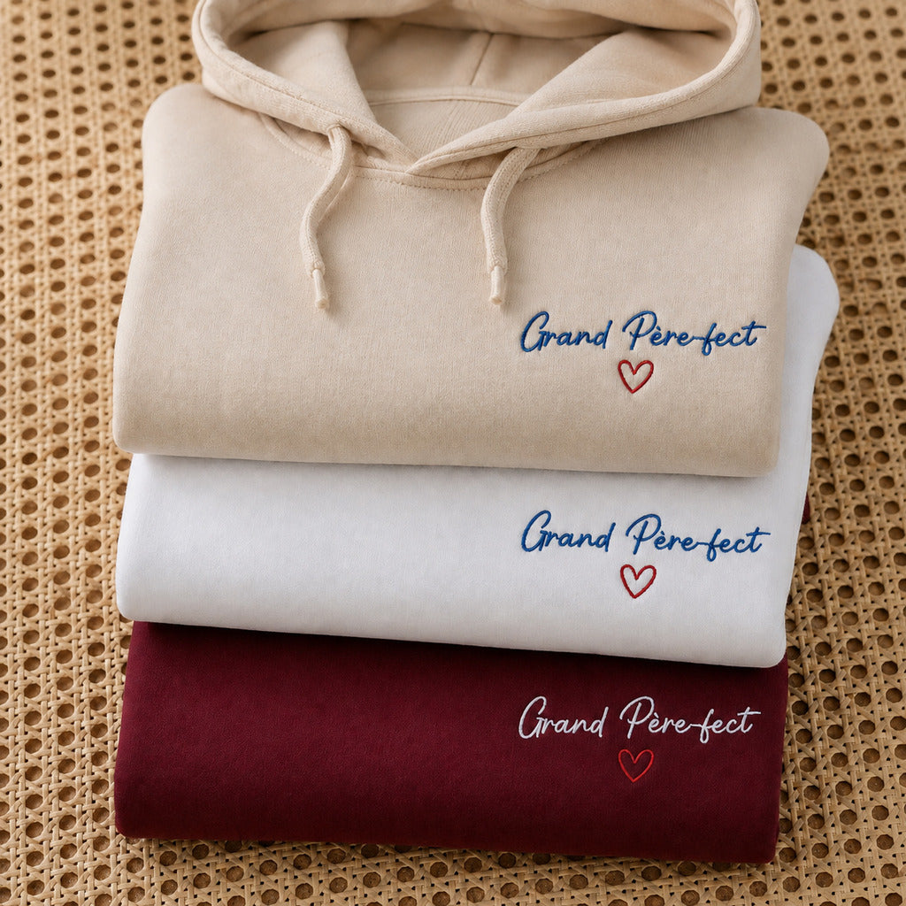 Sweat à capuche personnalisé papy - Grand Père-fect – vue 3