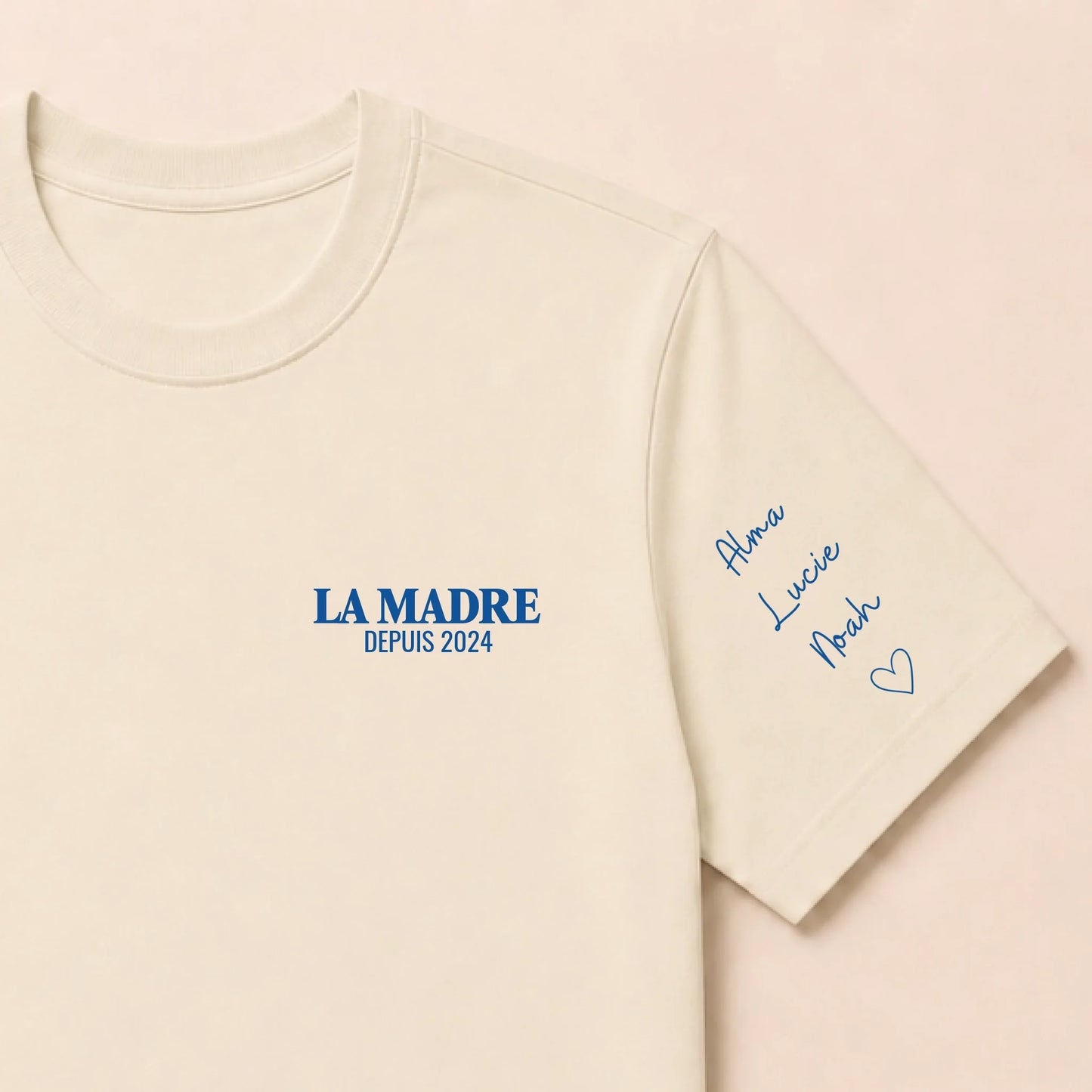 Sweat à capuche personnalisé maman - La Madre depuis avec prénoms – vue 48