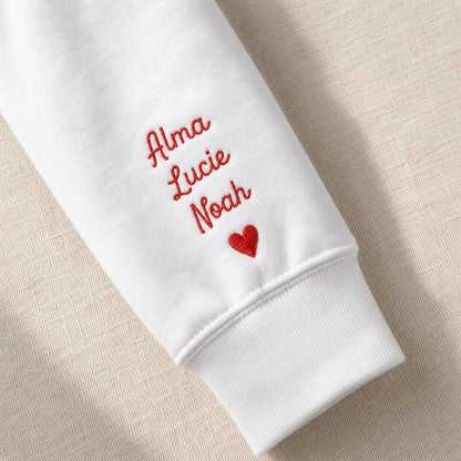 Sweat à capuche personnalisé maman - Maman d’amour – vue 8