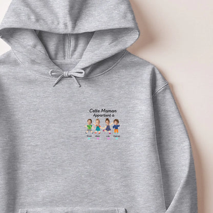 Sweat personnalisé maman - Portraits de ses enfants – vue 20