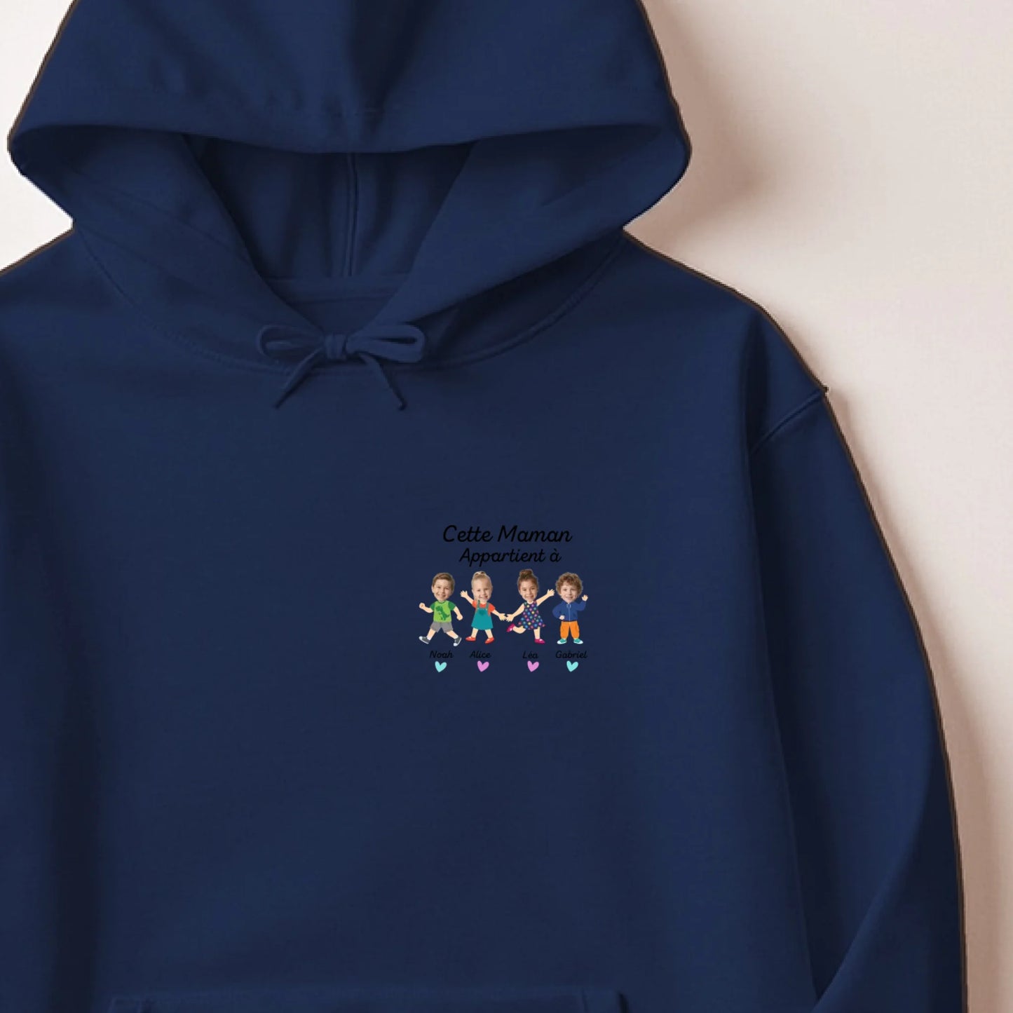 Sweat personnalisé maman - Portraits de ses enfants – vue 22