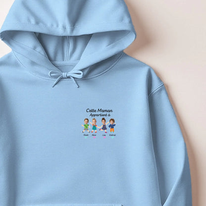 Sweat personnalisé maman - Portraits de ses enfants – vue 23