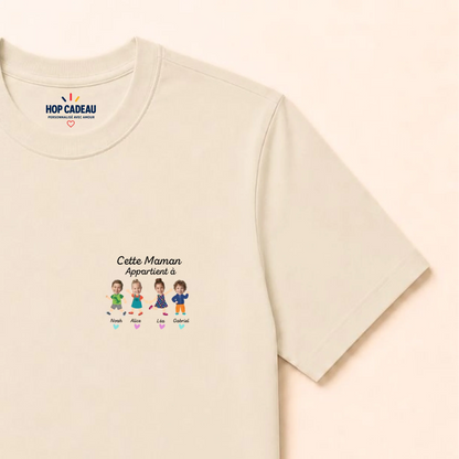 Sweat personnalisé maman - Portraits de ses enfants – vue 36
