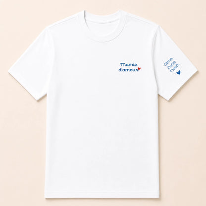 Sweat à capuche personnalisé mamie - Mamie d'amour – vue 35