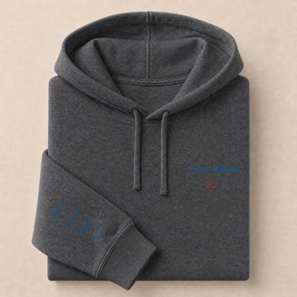 Sweat à capuche personnalisé maman brodé - Mère-veilleuse – vue 15