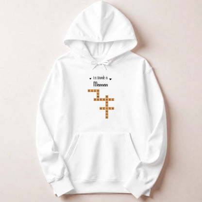 Sweat Maman personnalisé – Prénoms façon Scrabble – vue 17