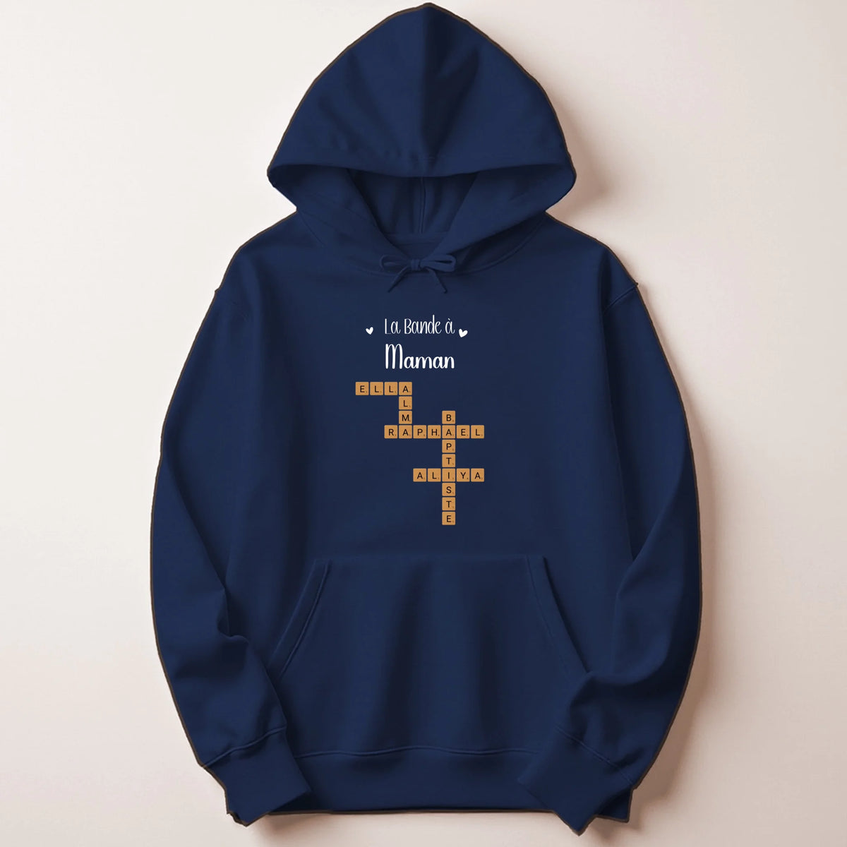 Sweat Maman personnalisé – Prénoms façon Scrabble – vue 19