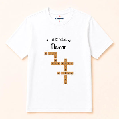 Sweat Maman personnalisé – Prénoms façon Scrabble – vue 25