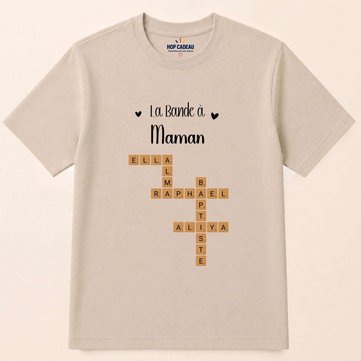 Sweat Maman personnalisé – Prénoms façon Scrabble – vue 28