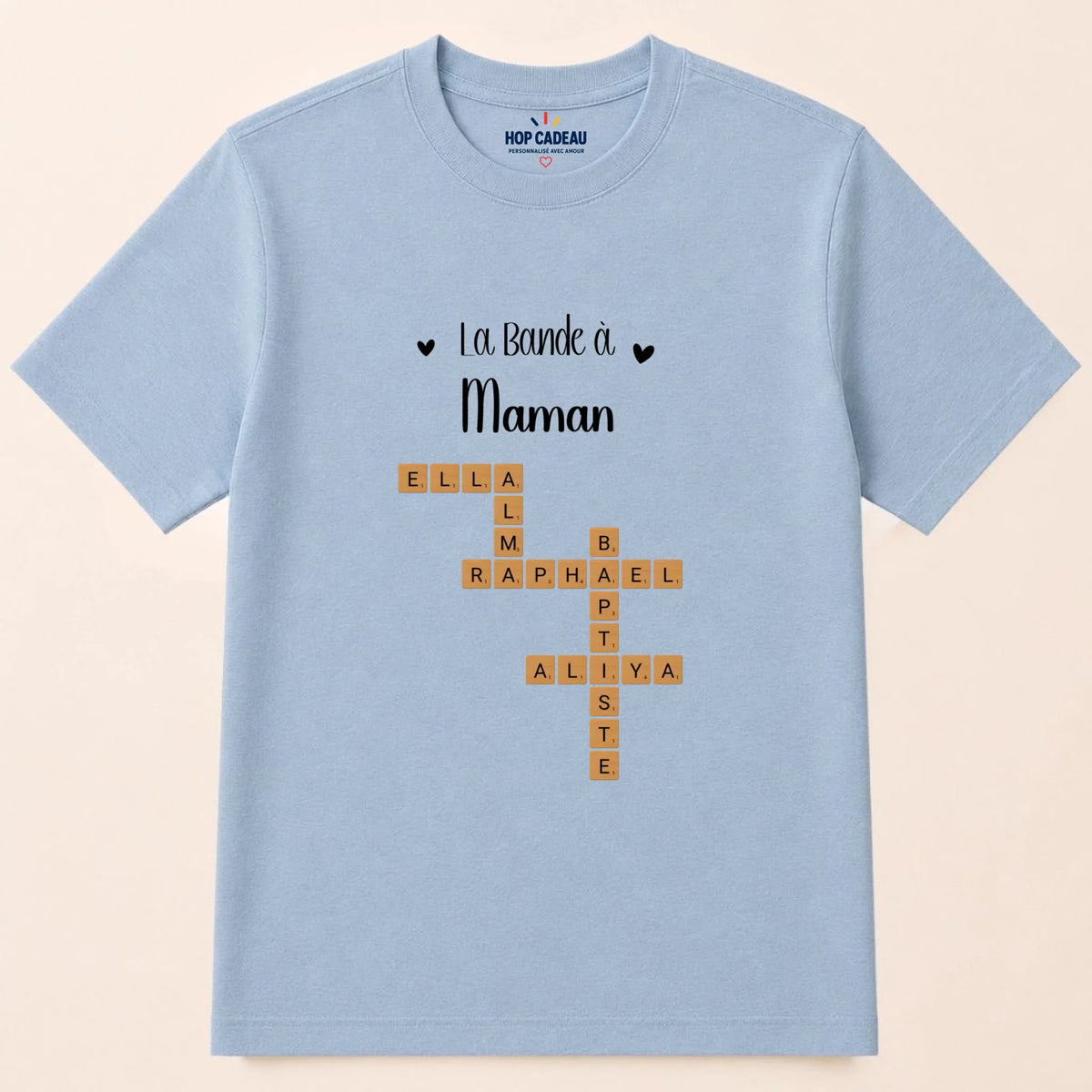 Sweat Maman personnalisé – Prénoms façon Scrabble – vue 34