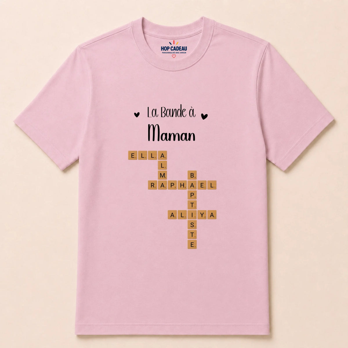 Sweat Maman personnalisé – Prénoms façon Scrabble – vue 35
