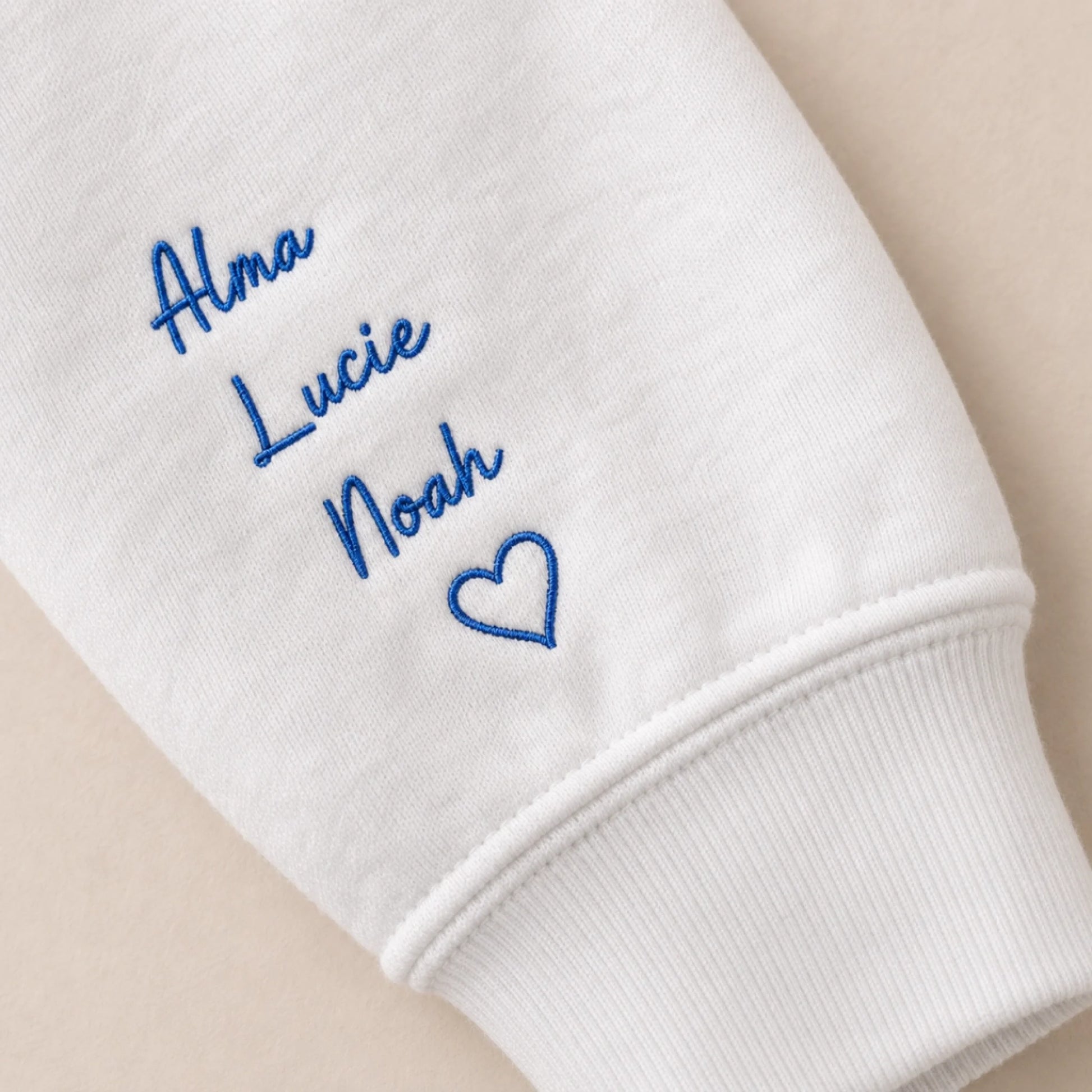 Sweat à capuche personnalisé maman - MOM et prénoms des enfants – vue 23
