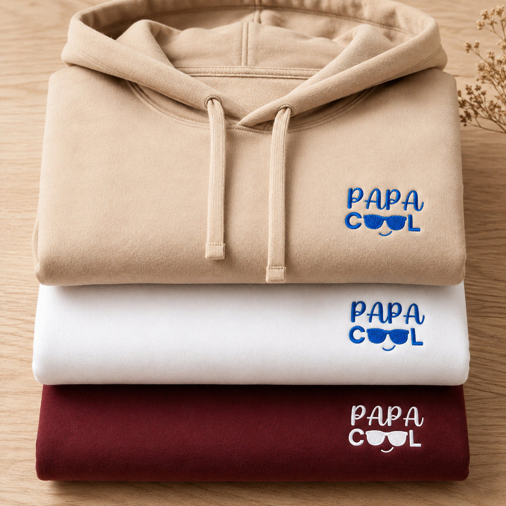Sweat à capuche personnalisé papa - Papa cool – vue 2