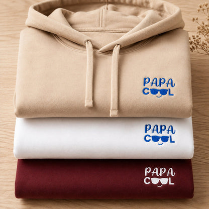 Sweat à capuche personnalisé papa - Papa cool – vue 2