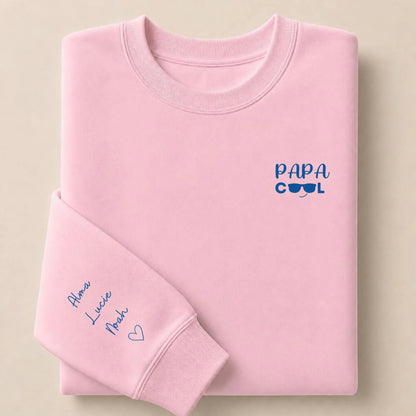 Sweat à capuche personnalisé papa - Papa cool – vue 27