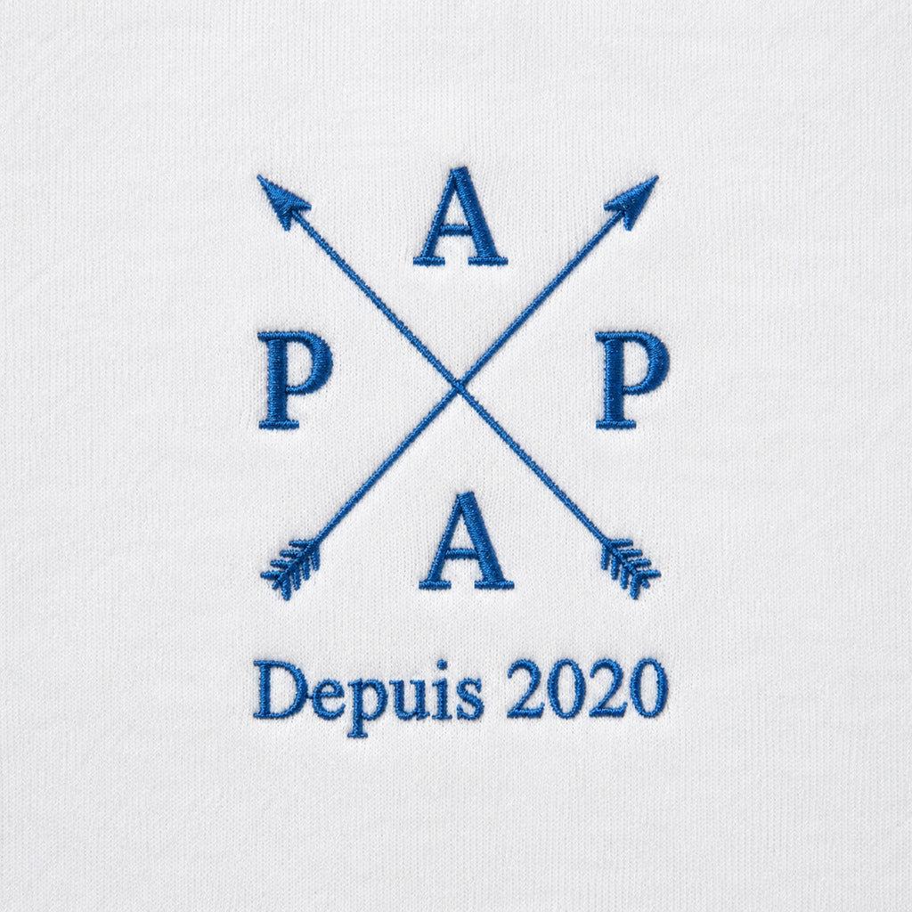 Sweat à capuche personnalisé papa brodé - Papa depuis – vue 3