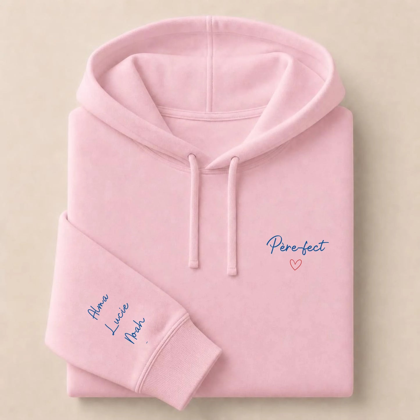 Sweat à capuche personnalisé papa brodé - Père-fect – vue 13