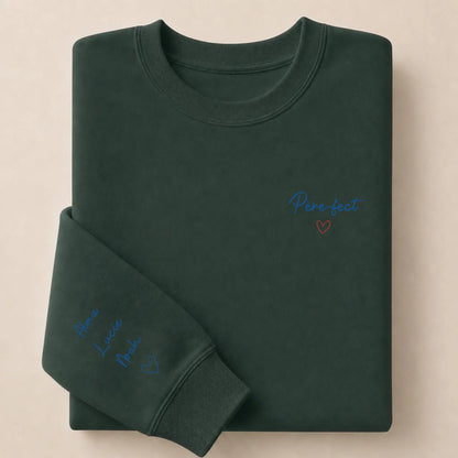 Sweat à capuche personnalisé papa brodé - Père-fect – vue 34