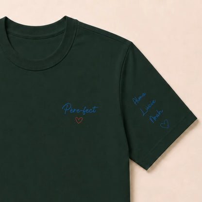 Sweat à capuche personnalisé papa brodé - Père-fect – vue 47