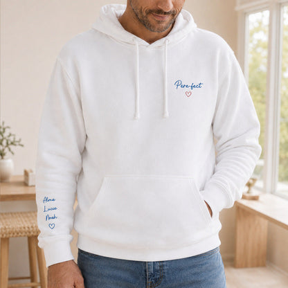 Sweat à capuche personnalisé papa brodé - Père-fect – vue 5