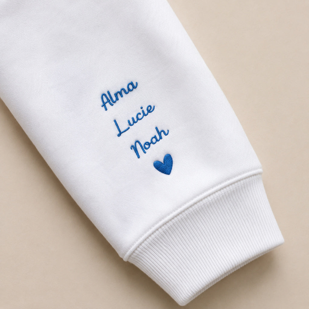 Sweat à capuche personnalisé maman - Maman d'amour – vue 5