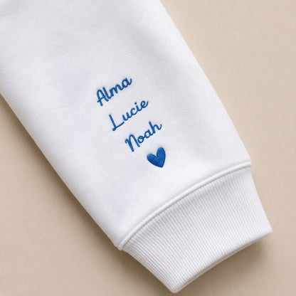 Sweat à capuche personnalisé maman - Maman d'amour – vue 5