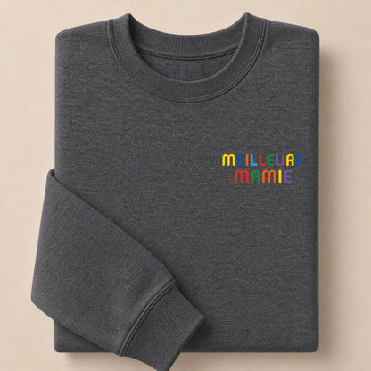 Sweat personnalisé Meilleure Mamie – vue 23
