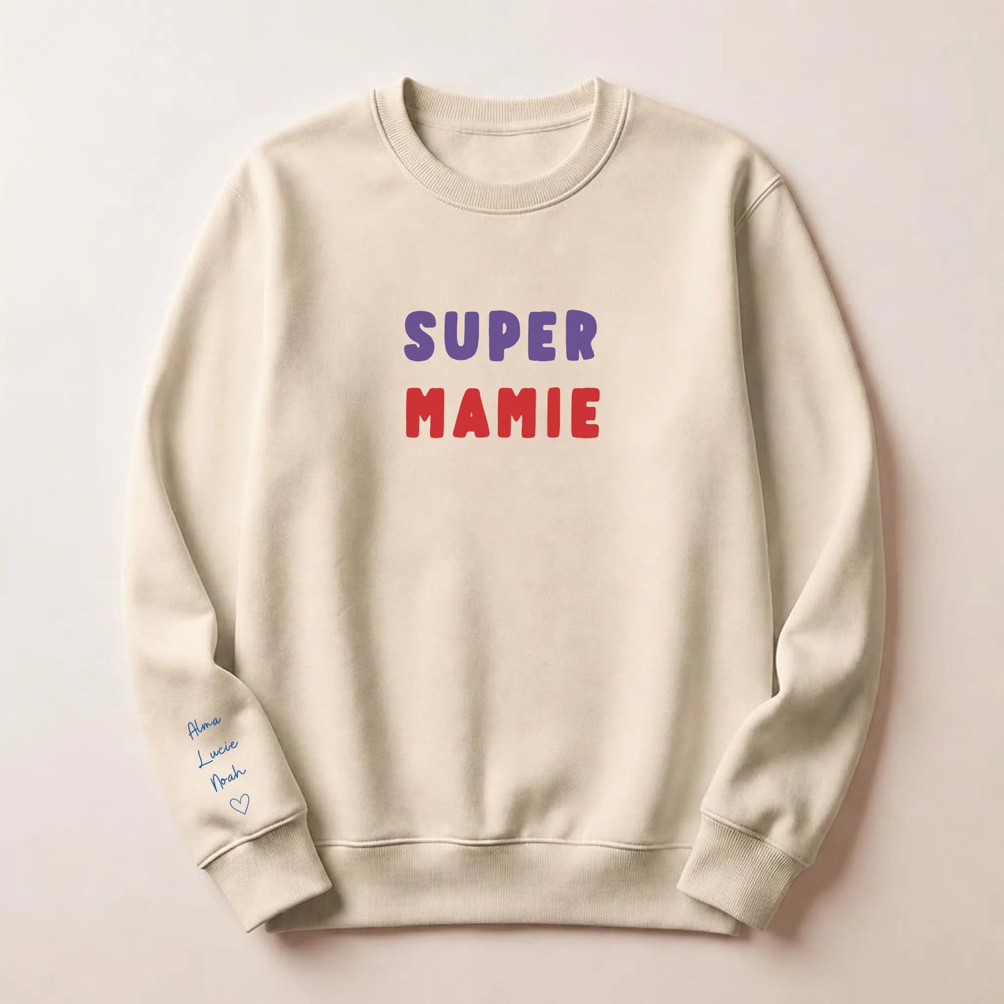Sweat à capuche personnalisé mamie brodé - Super mamie – vue 18