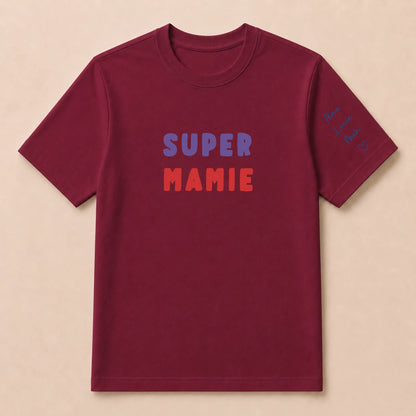 Sweat à capuche personnalisé mamie brodé - Super mamie – vue 28