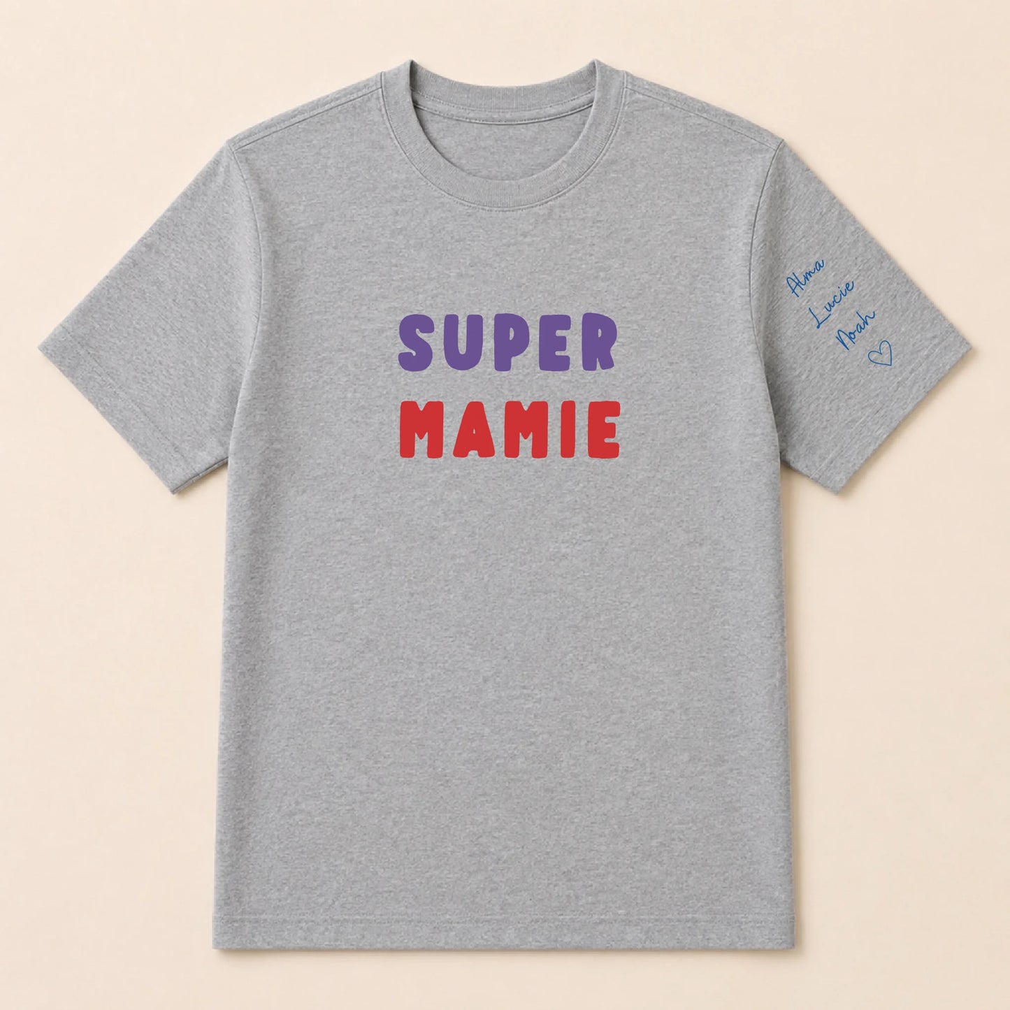 Sweat à capuche personnalisé mamie brodé - Super mamie – vue 29