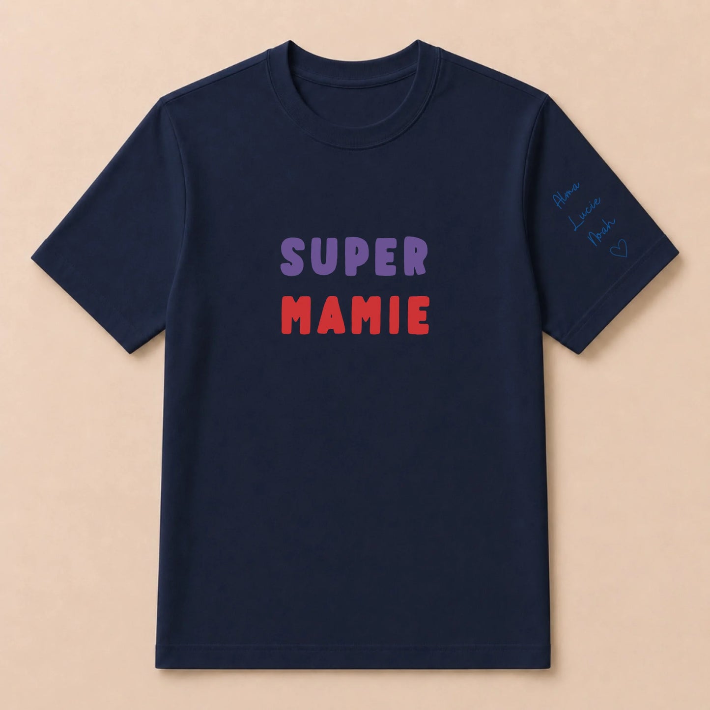 Sweat à capuche personnalisé mamie brodé - Super mamie – vue 33