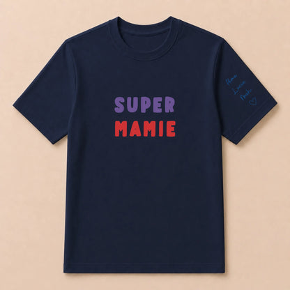 Sweat à capuche personnalisé mamie brodé - Super mamie – vue 33