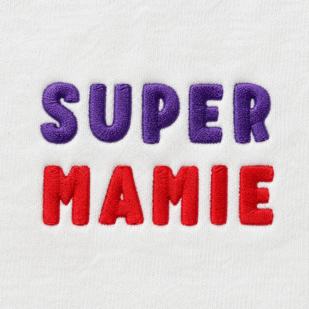 Sweat à capuche personnalisé mamie brodé - Super mamie – vue 5