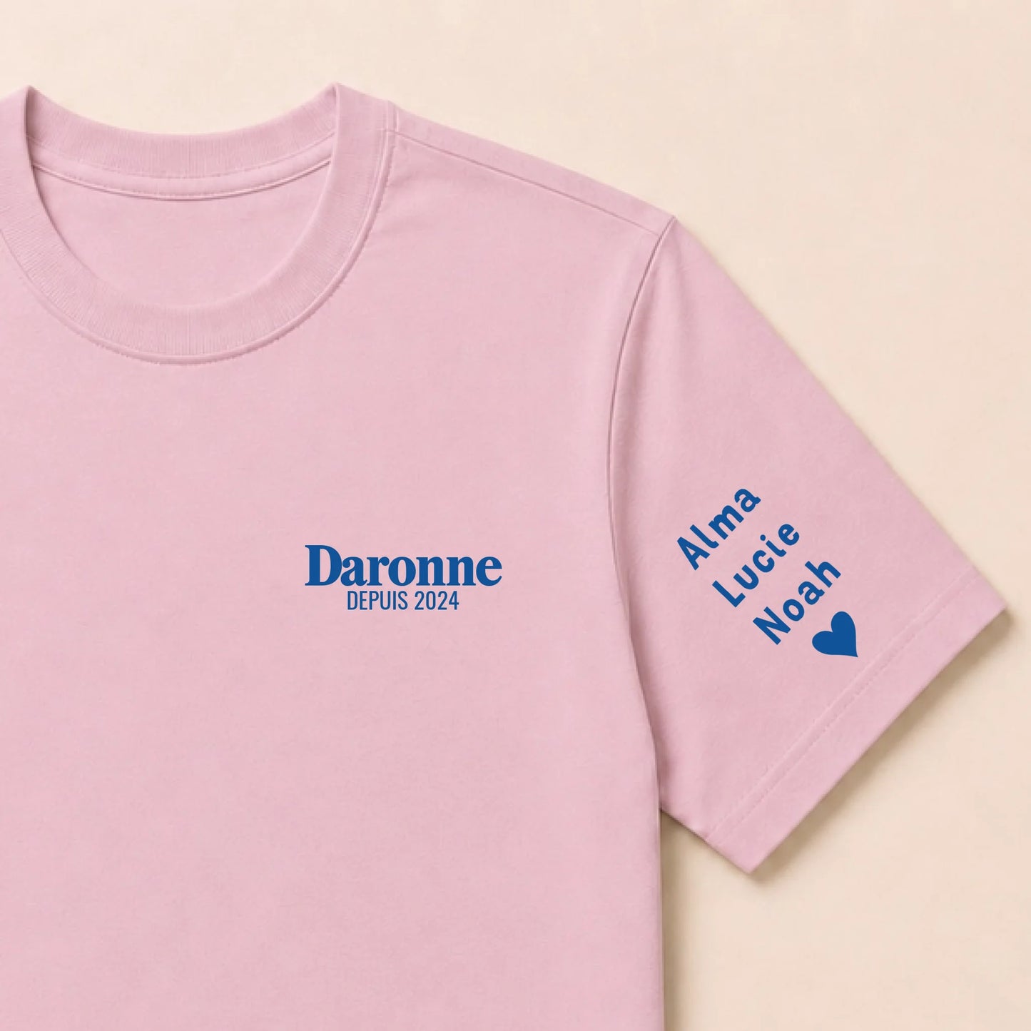 T-shirt personnalisé maman - La Daronne depuis – vue 15