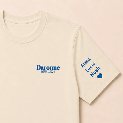 T-shirt personnalisé maman - La Daronne depuis – vue 16