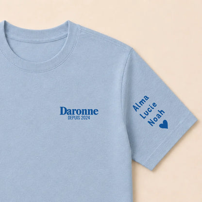 T-shirt personnalisé maman - La Daronne depuis – vue 17